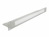 Organizator cabluri 19&quot; 1U pentru cabinet cu suport Gri, Delock 66538