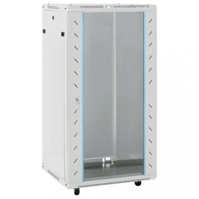 vidaXL Dulap server, picioare pivotante, 22U 19&quot; IP20 60x60x120 cm