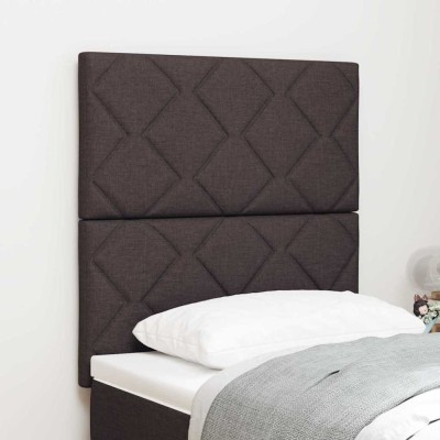 vidaXL Tăblie cap cu lumini cu bandă LED Gri deschis 80 cm țesătură 3338478 foto