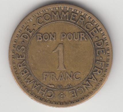 FRANTA - 1 Franc 1921 . LF1,7