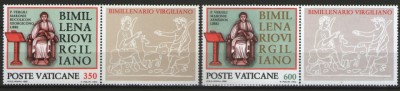 Vatican 1981 - poetul P. Vergili, serie neuzata cu vinieta dreapta foto