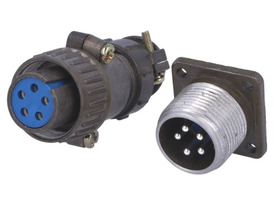 Conector Circular Soclu Mufă 5 PIN 5A foto