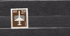 GERMANIA (DDR) 1984 - AVIATIE. AVION. SERIE NESTAMPILATA, SA23
