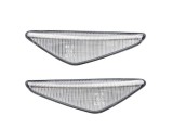 Set lampa semnalizare laterala Bmw Seria 3, Coupe/Cabrio 03.2006, montare fata, stanga+dreapta, indicator dinamic; LED; transparent; Tuning,
