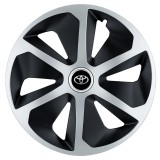 Set 4 capace roti Roco Gri-Negru R17 pentru gama auto Toyota