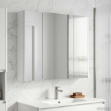 vidaXL Dulap cu oglindă pentru baie Alb 83,5 x 15,5 x 70 cm 889263