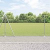 VidaXL &Icirc;ngrădire cu st&acirc;lpi Argintiu 1.2 x 10 m otel acoperit cu PVC