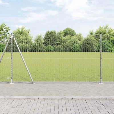 Set gard Set de 2 Oțel galvanizat 25 x 1.2 m Rezistent foto