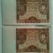 Lot 2 bancnote consecutive - Polonia - 100 Zlotych 09-11-1934