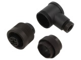 Conector circular IP67, 4 pini, 16A