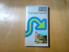 ARGES - Ghid Turistic al Judetului - Teodor Mavrodin, Ion S. Bacanu, Spiridon Cristocea - Editura Sport Turism, 1978, 134 p.+ harta