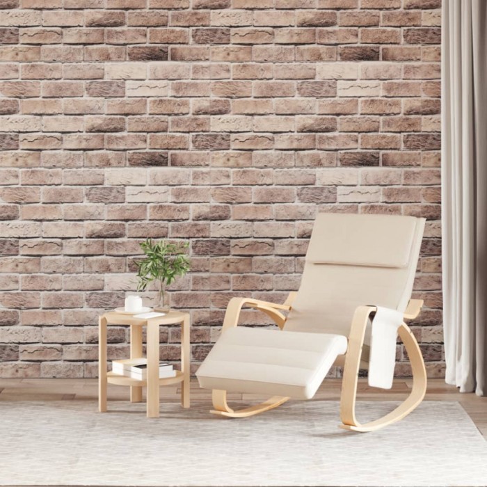 Panouri de perete 3D, 10 buc., maro, 100x50 cm, EPS