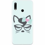 Husa silicon pentru Huawei P Smart 2019, Angel Cat