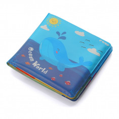 Carticica de baie plutitoare, 8 pagini colorate care isi schimba culoarea in contact cu apa, MyHappyBath Book, Reer 76012 Children SafetyCare