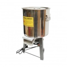 Moara electrica resturi vegetale si nutret 2.2kW, 220V, cuva inox 10L, 4 cutite incluse