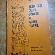 revista de pedagogie - activitati desfasurate cu soimii patriei - din anul 1981