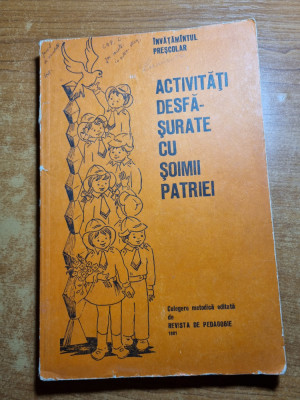 revista de pedagogie - activitati desfasurate cu soimii patriei - din anul 1981 foto