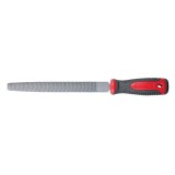 Raspila Cu Maner Bimaterial Semirotunda / 200Mm