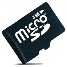 Card de memorie MicroSDHC 4GB Class 6 + Adaptor SD Cadou foto