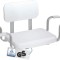 Scaun De Baie Cu Fixare Pe Cada, Cu Spatar, Aluminiu/Plastic, 78 X 34 X 34 Cm - CN