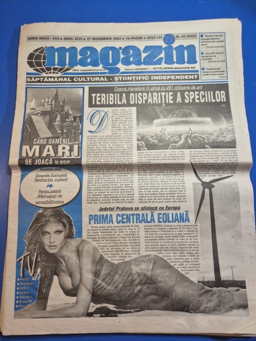 ziarul magazin 27 noiembrie 2003