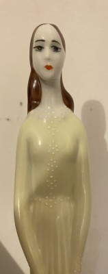 Fata cu vioara, bibelou vintage, Dorohoi foto