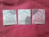 Serie mica North Borneo colonie britanica 1888 , valorile 5 , 6 , 8c stampilate