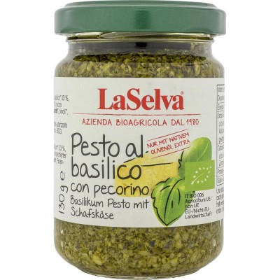 Pesto cu Busuioc si Pocorino Bio 130 grame LaSelva foto
