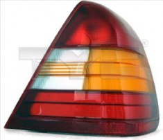 Stop lampa spate dreapta culoare semnalizator portocaliu culoare sticla fumuriu MERCEDES Clasa C W202 Sedan intre 1993-1997 foto