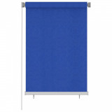Cumpara ieftin Jaluzea tip rulou de exterior, albastru, 100x140 cm, HDPE