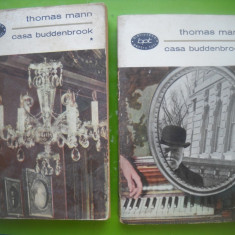 HOPCT CASA BUDDENBROOK/THOMAS MANN BPT 1966 -2 VOL-811 PAGINI