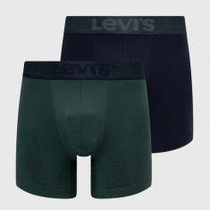 Levi's boxeri 2-pack barbati, culoarea verde