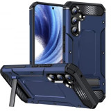Cumpara ieftin Husa Samsung Galaxy A54 Antisoc Albastru Hybrid Armor Kickstand, Techsuit