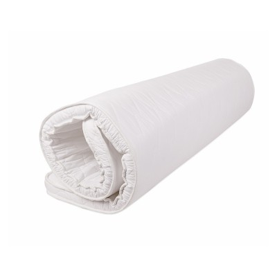 Topper saltea 200x200 Spuma Memory 5cm, fermitate moale, husa fixa matlasata, microfibra, Saltsib foto