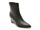 Botine EPICA negre, 4B239, din piele naturala