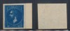 ROMANIA 1876 emisiunea Bucuresti reimpresiune 10 bani albastru nedantelata, Istorie, Nestampilat