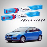 Cumpara ieftin Ștergătoare Ford Focus II DA Hatchback 2004-2006 | Set Față Flat Premium &ndash; TeamCar&reg;