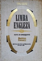 LIMBA ENGLEZA. TEXTE DE SPECIALITATE. MEDICINA FARMACIE-VENERA STEFANESCU, VIORICA DOBROVICI-295788