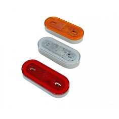 Lampa laterala , gabarit 24 leduri ,2 functii tip neon 12V-24V 80x32mm