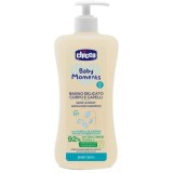 Gel de dus si sampon 2 in 1 fara lacrimi Chicco Baby Moments, 500 ml, 0 luni+