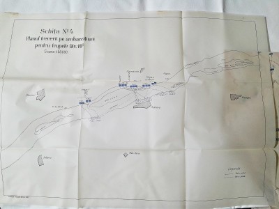 Harta. Schita nr.4, primul razboi mondial, detalii in descriere foto
