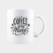 Cana alba personalizata COFFEE ON MY MIND, INOVATIX&reg;. 330ml