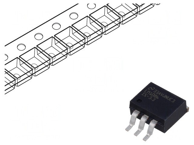 Stabilizator de Tensiune LDO 3,3V 1,5A TO263