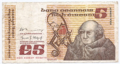 Irlanda 5 Pounds / Phunt 05.06.1979 - Central Bank of Ireland, 450839, P-71 foto