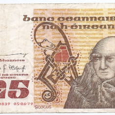 Irlanda 5 Pounds / Phunt 05.06.1979 - Central Bank of Ireland, 450839, P-71