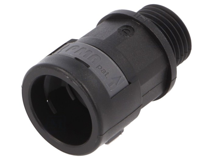 Conector final drept, poliamidă 6