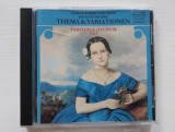 #CD: Clara &amp; Robert Schumann, Johannes Brahms, Thema &amp; Variationen, Veronica Jochum - piano