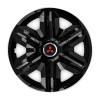 Set 4 capace roti hubcaps fast black R16 Compatibil Cu Mitsubishi, Autohelix MSA