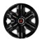 Set 4 capace roti hubcaps fast black R16 Compatibil Cu Mitsubishi