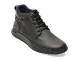 Ghete CALLAGHAN negre, 60803, din piele naturala